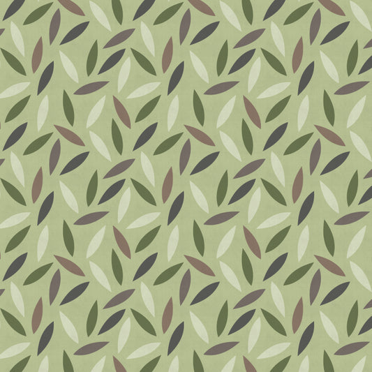 George, Gertrude, Mallory & Maude - Large Leaves - Dandelion Fabric & Co