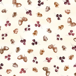 Rustle - Acorn / Berries - Cream