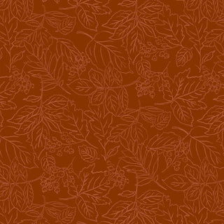 Rustle - Line Leaves - Orange