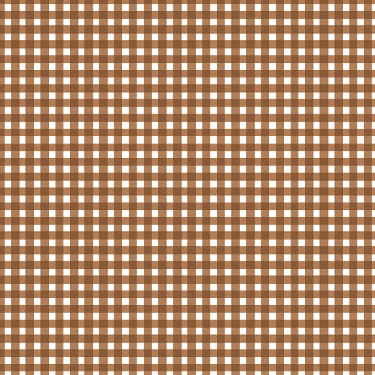 Beautiful Basic - Classic Check - Saddle Brown
