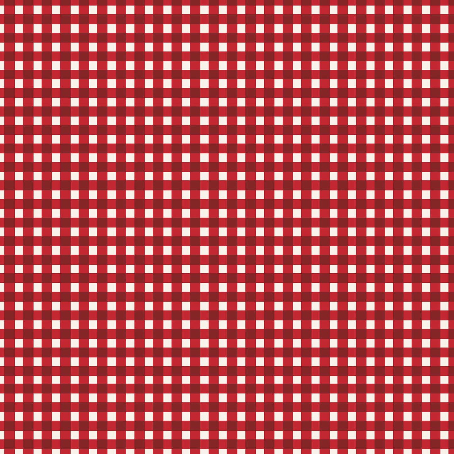 Beautiful Basic - Classic Check - Crimson Red