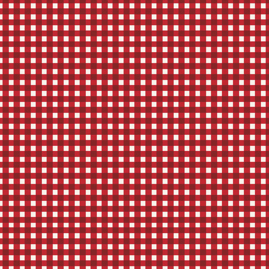 Beautiful Basic - Classic Check - Crimson Red