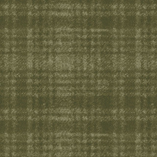 Woolies Flannel - Windowpane - Green