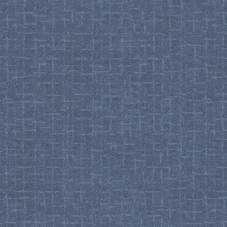 Woolies Flannel - Crosshatch - Blue