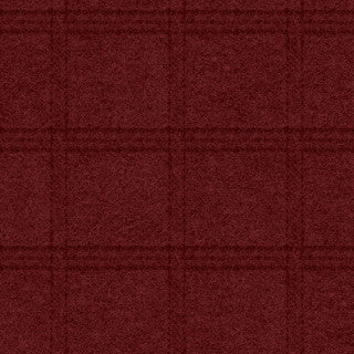 Woolies Flannel - Tartan Grid - Deep Red