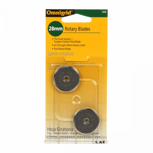 Omnigrid Rotary Replacement Blades - 28 mm - 2 Pack