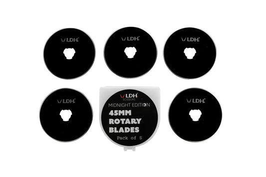 LDH Midnight Edition 45 mm Rotary Blades - Pack of 5