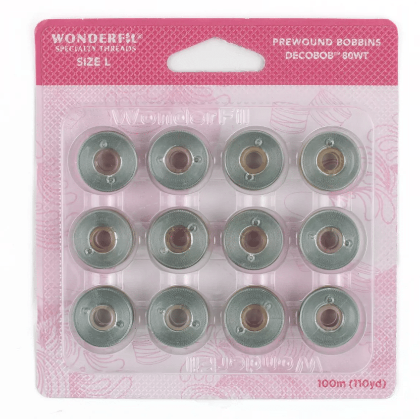 DecoBob Prewound Bobbin - Size L - DB113 - Dove Grey