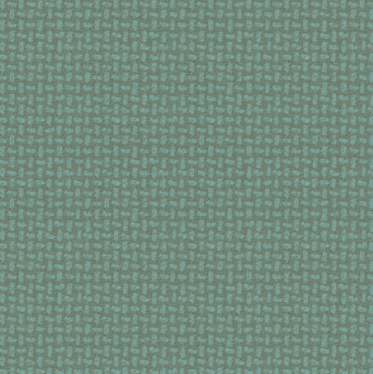 Woolies Flannel - Basket Weave - Teal