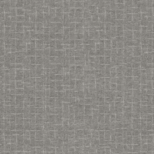 Woolies Flannel - Crosshatch - Pewter