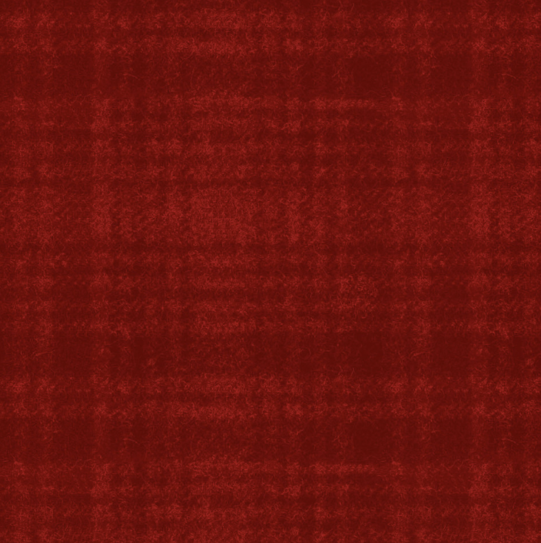 Woolies Flannel - Windowpane - Dark Red