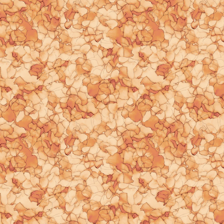 Flight of Beauty - Petal Mosaic - Orange