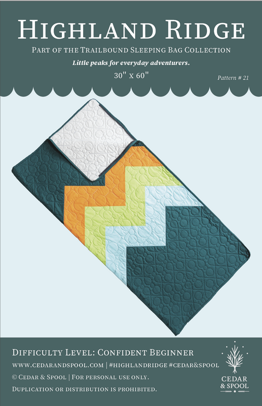 Highland Ridge Pattern (PDF Download) by Cedar & Spool