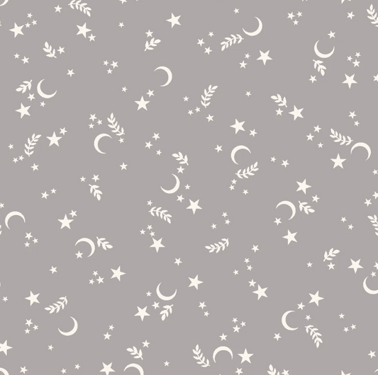 Goth Gardens - Stars and Moons - Grey