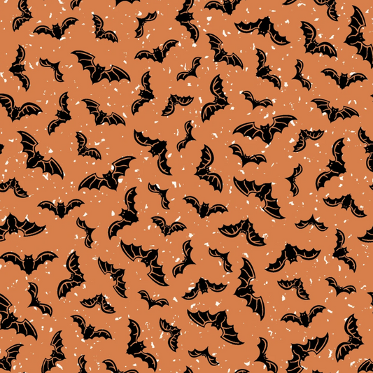 Goth Gardens - Flying Bats - Orange