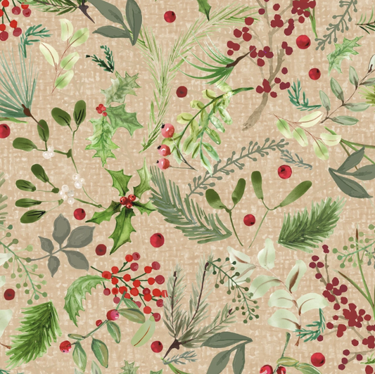 Winter Wreaths - Greenery - Cream