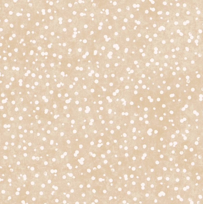 Winter Wreaths - Scattered Snow - Cream