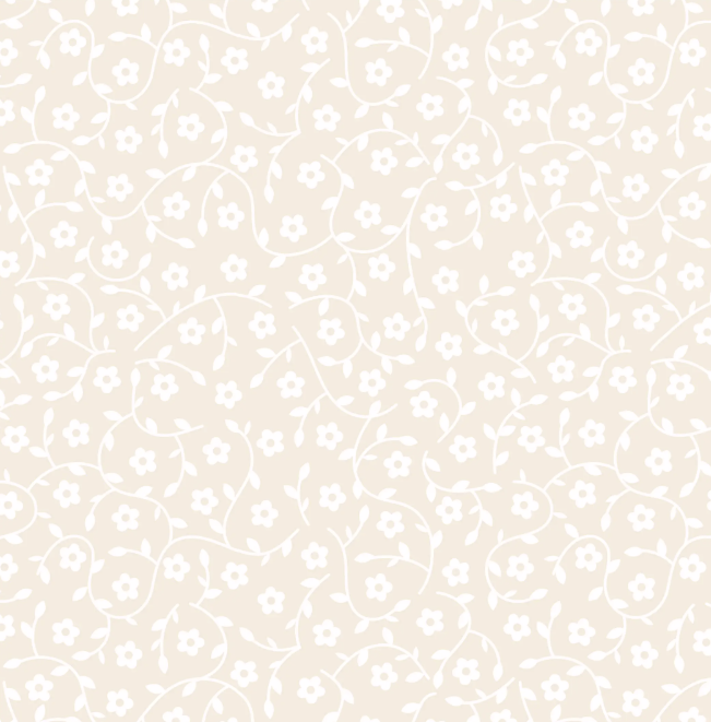 Essential Tones - Floral Vine - Ivory