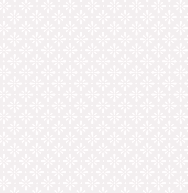 Essential Tones - Floral Diamond - White