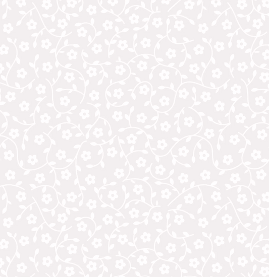 Essential Tones - Floral Vine - White