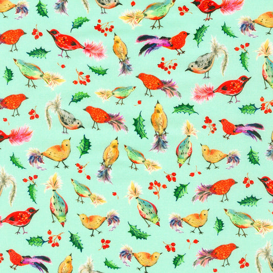 Yuletide Bouquet - Birds - Mint