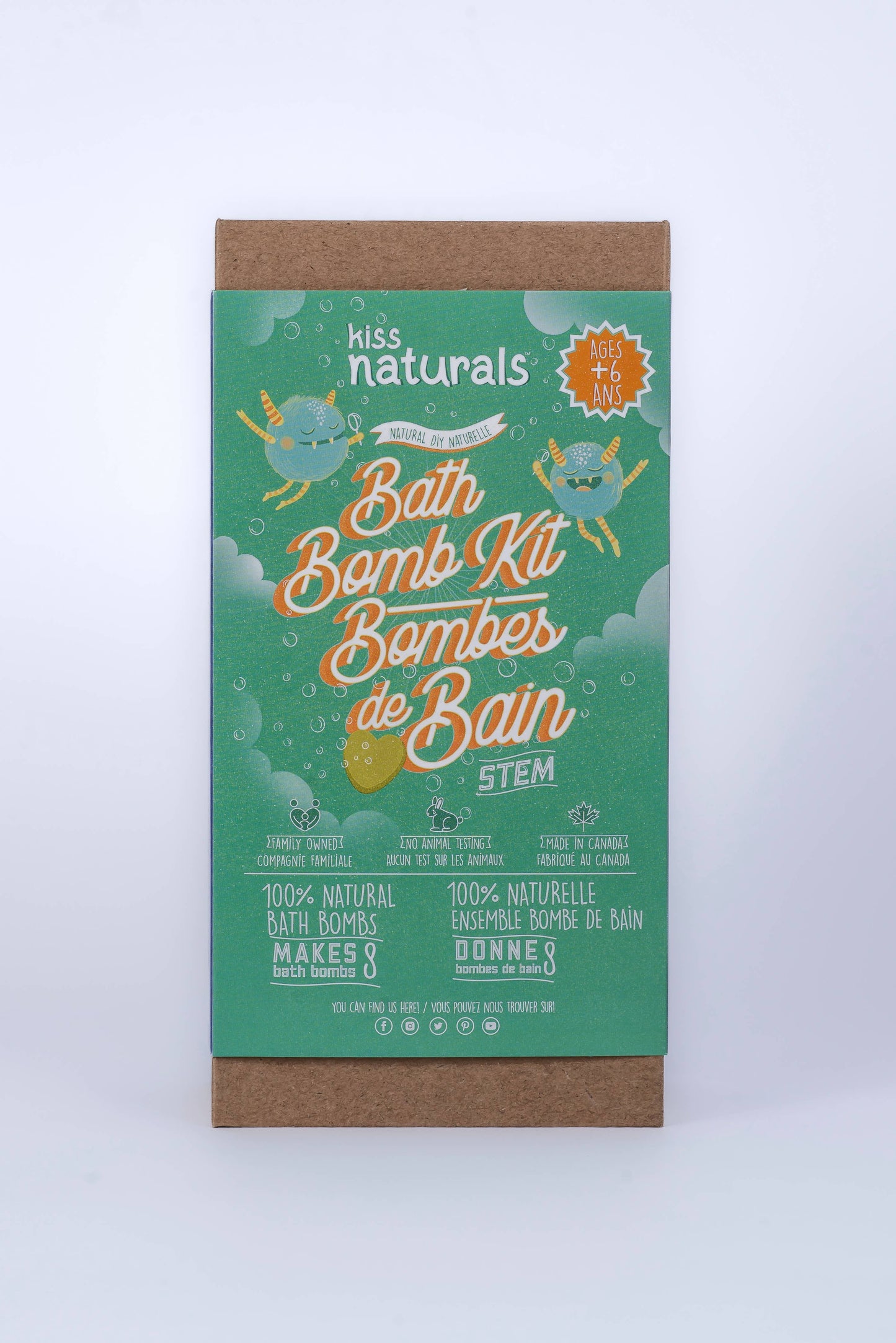 Kiss Naturals DIY Bath Bomb Kit (Kids)