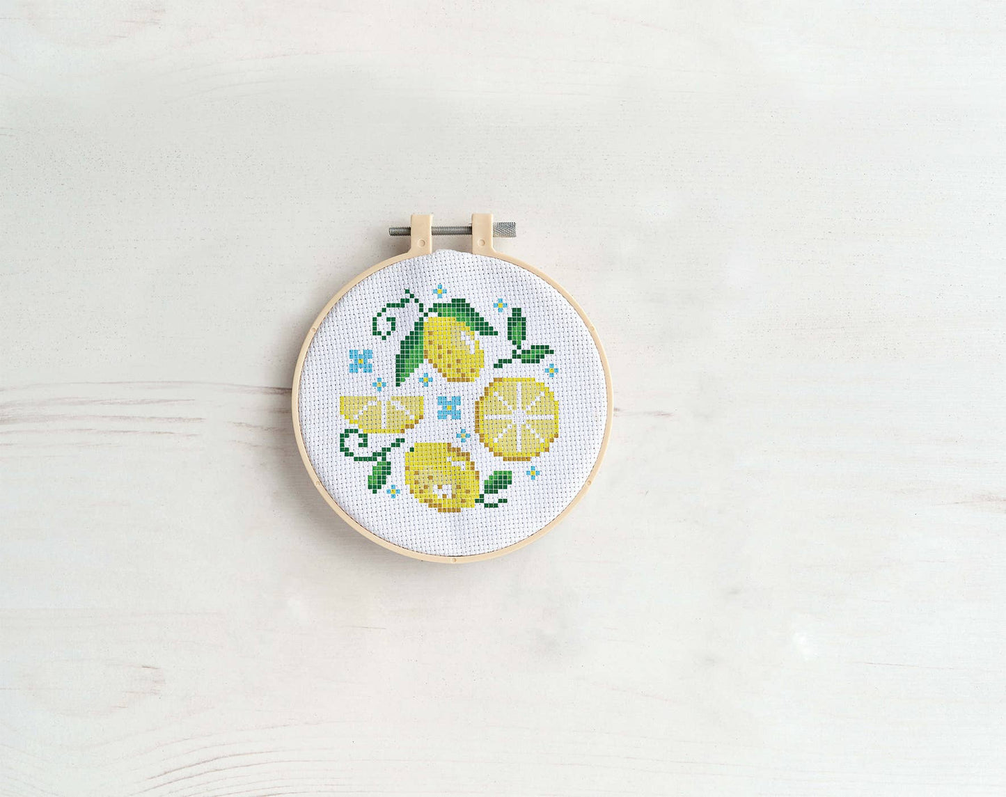 Simply Make Cross Stitch Kit - Lemons