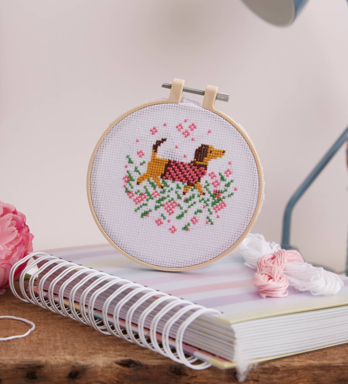 Simply Make Cross Stitch Kit - Sausage Dog