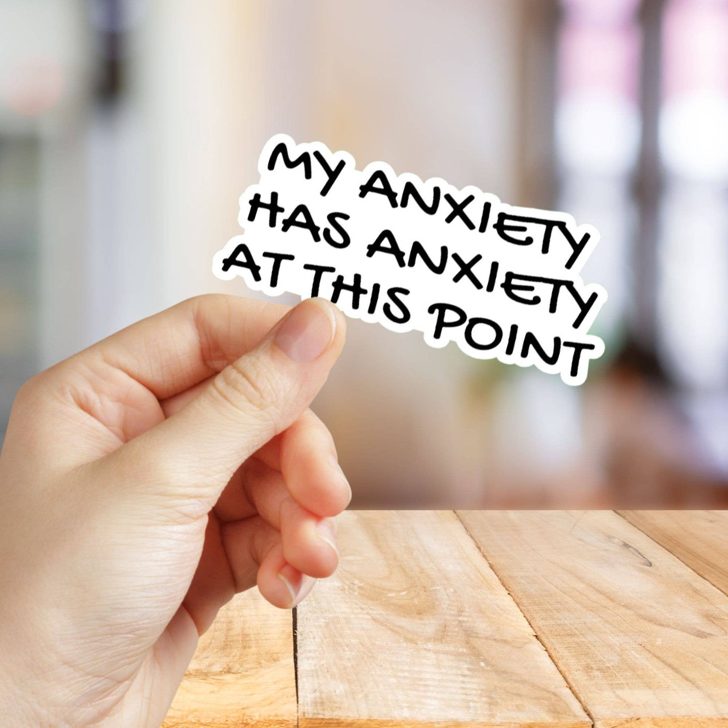 My Anxiety Has Anxiety At This Point Sticker