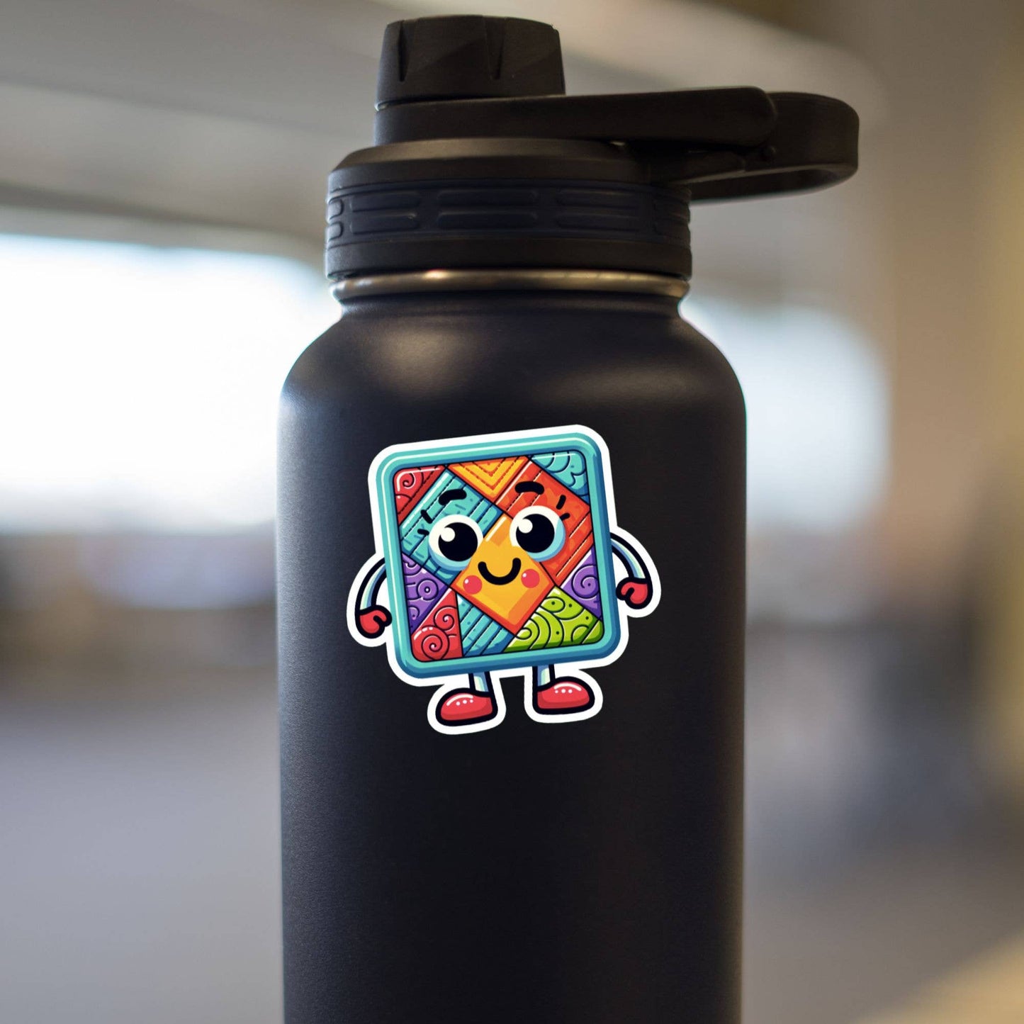 Quilting Mascot Sticker