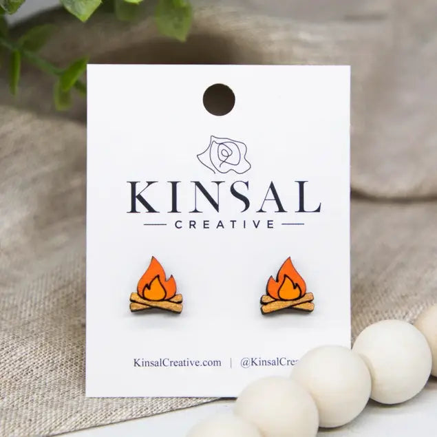 Kinsal Creative Earrings - Campfire