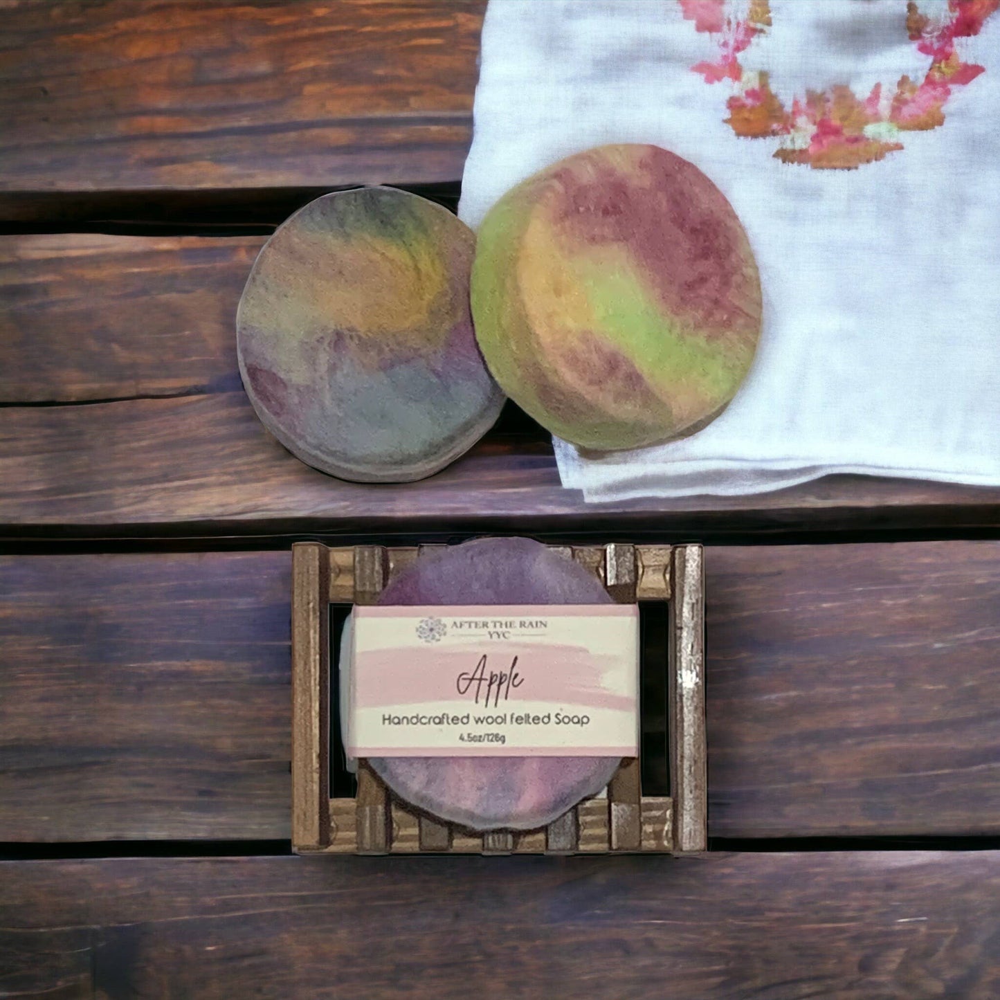 After the Rain YYC Felted Body Cleansing Soap