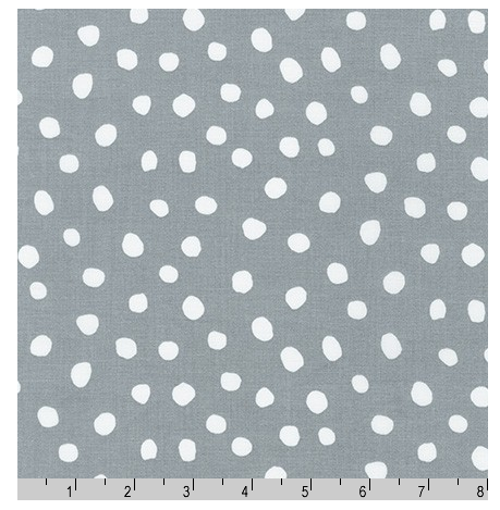 Dot and Stripes Delight - Grey