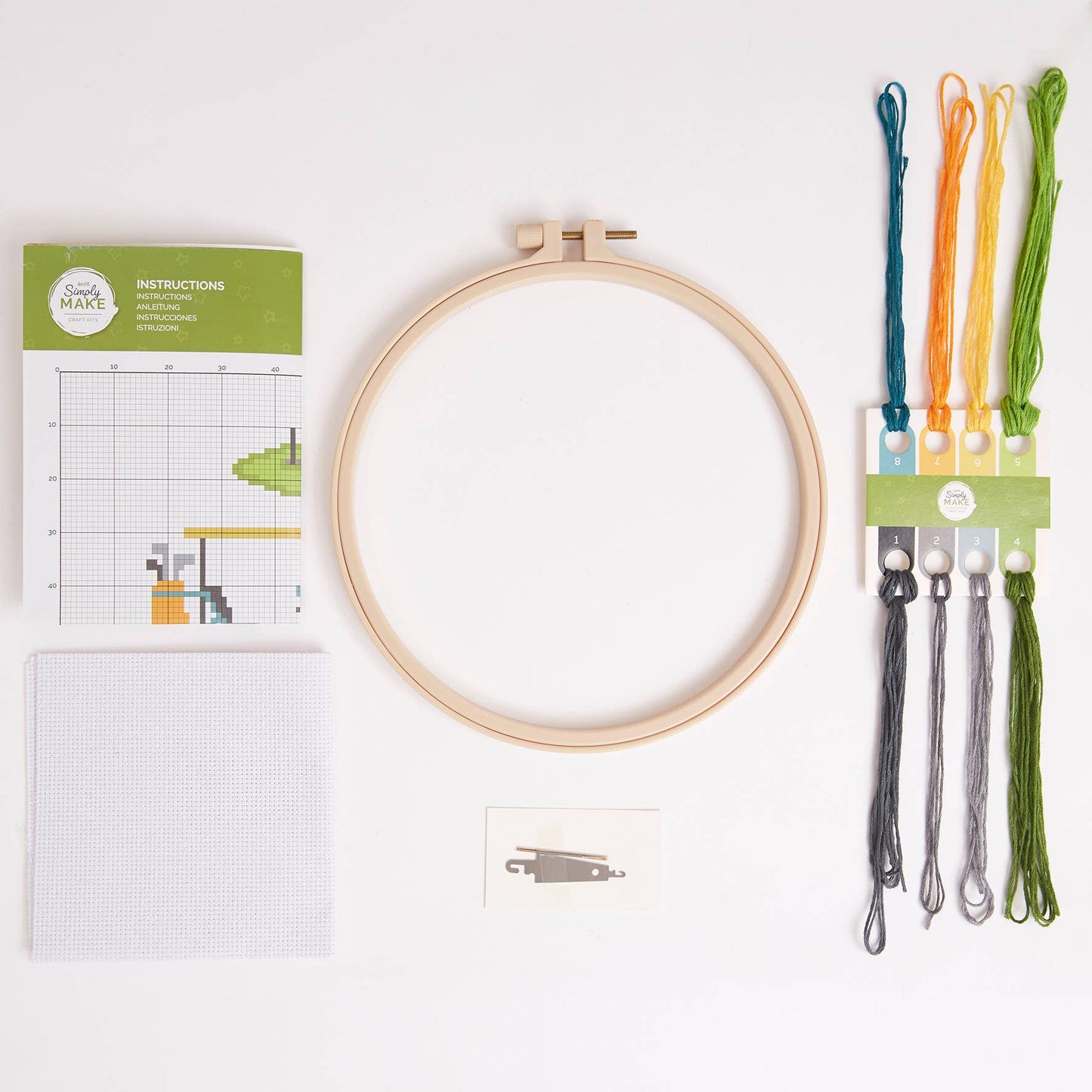 Simply Make Cross Stitch Kit, Golf Design, 8"