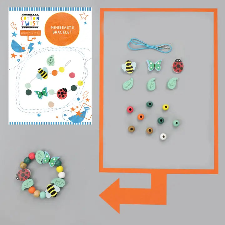 Make Your Own Minibeasts Bracelet - Cotton Twist