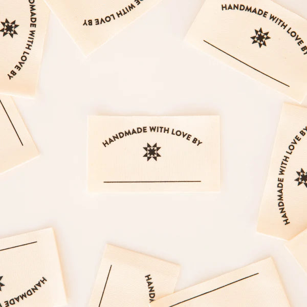 Premium Woven Labels - Handmade with Love by