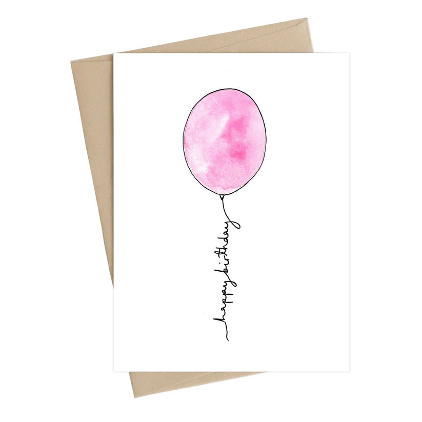 Happy Birthday Balloon Card