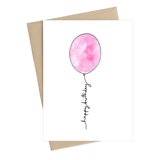 Happy Birthday Balloon Card