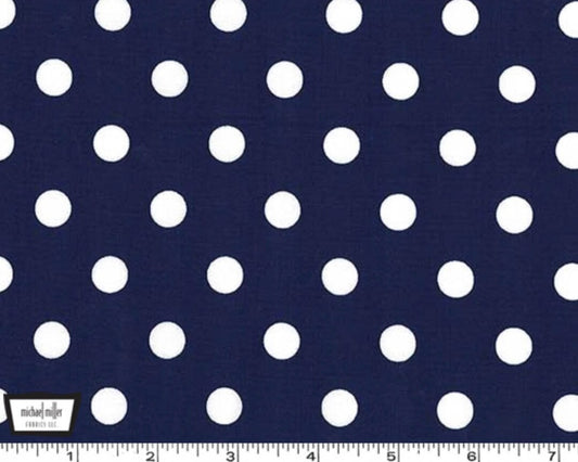 That's It Dot - Navy - Michael Miller Fabrics