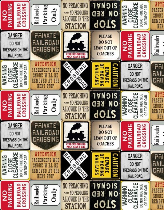 Redwood Express - Railroad Signs