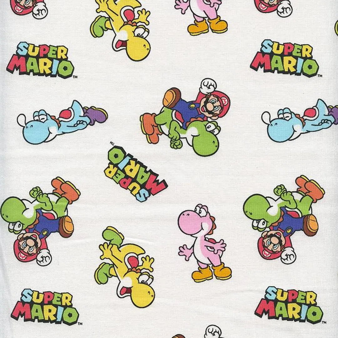 Super Mario - Mario And Yoshi - White