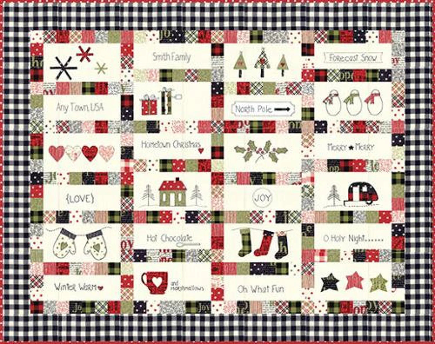 Hometown Christmas Quilt Kit