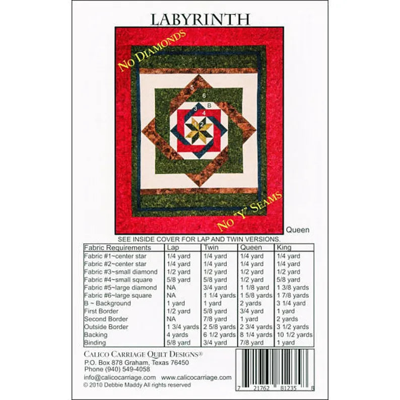 Labyrinth Quilt Pattern