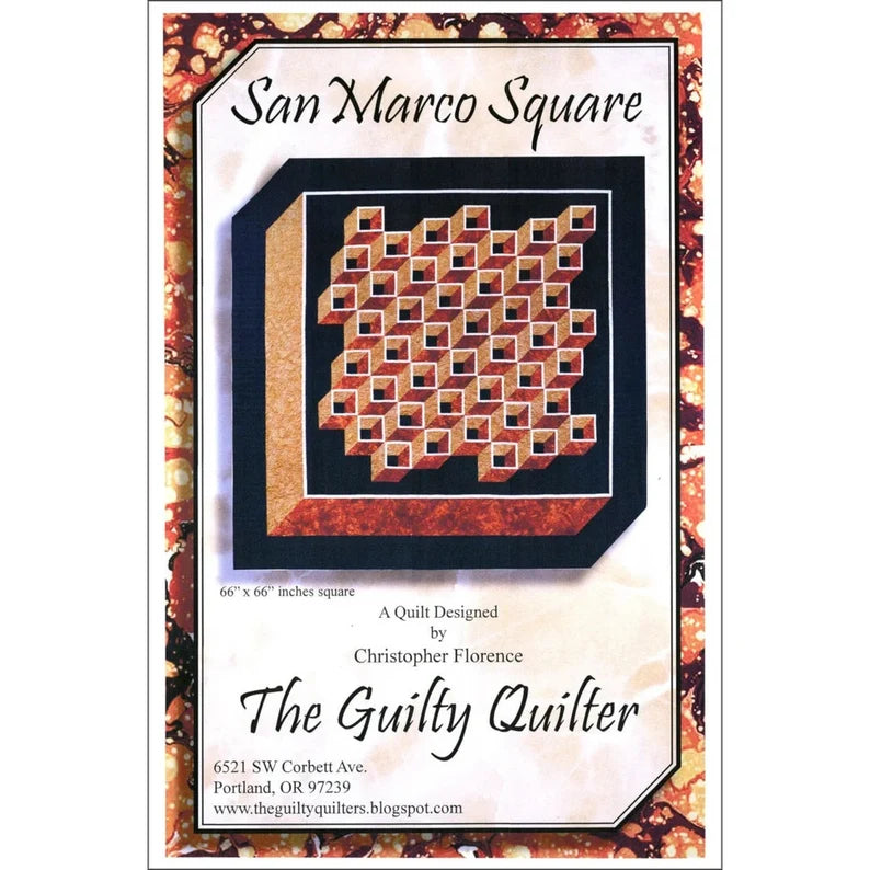 San Marco Square Quilt Pattern by The Guilty Quilter