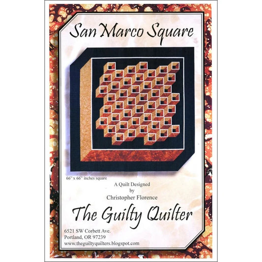 San Marco Square Quilt Pattern by The Guilty Quilter