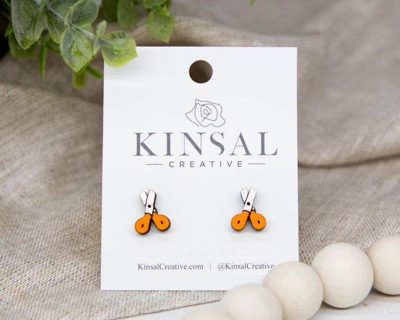 Kinsal Creative Earrings - Scissors