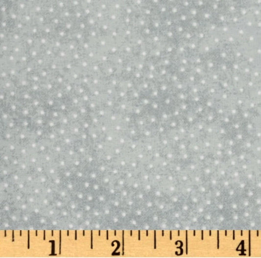 Flannel - Grey Microdot - Comfy Prints