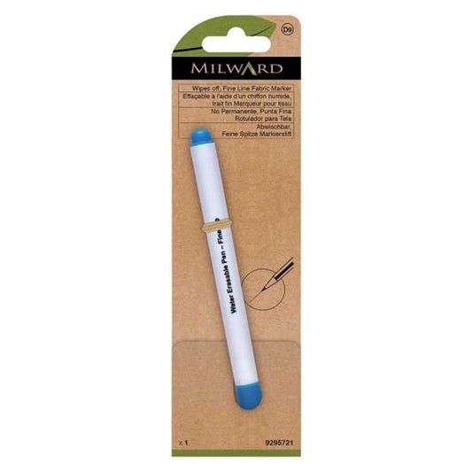 Wipes-off Fabric Marker - Fine Line - Blue