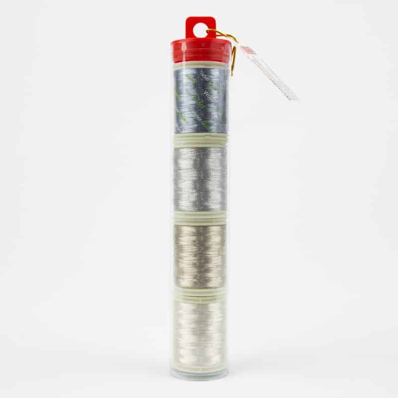 Metallic Threads Tube - Silver