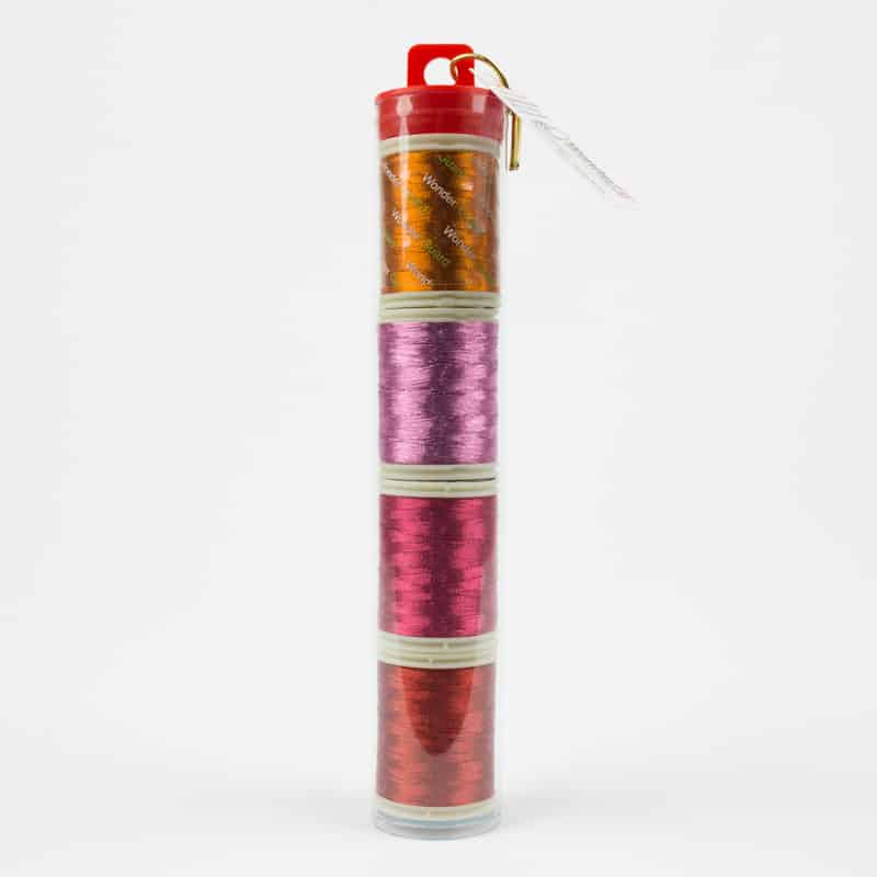 Metallic Threads Tube - Pink